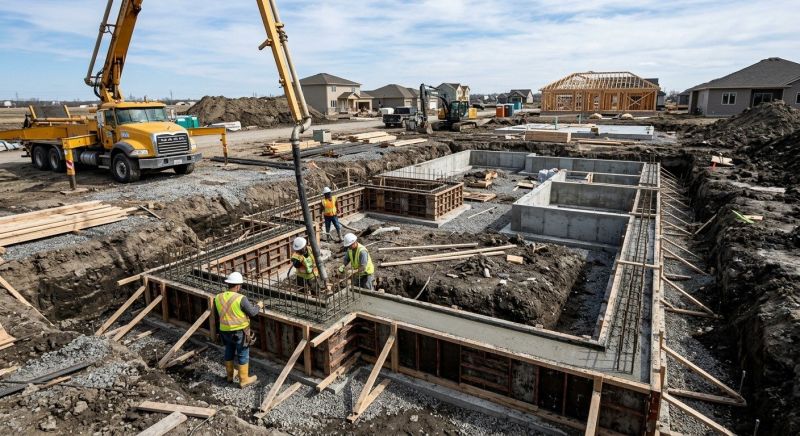 Concrete Foundation Installation in Myakka City, FL
