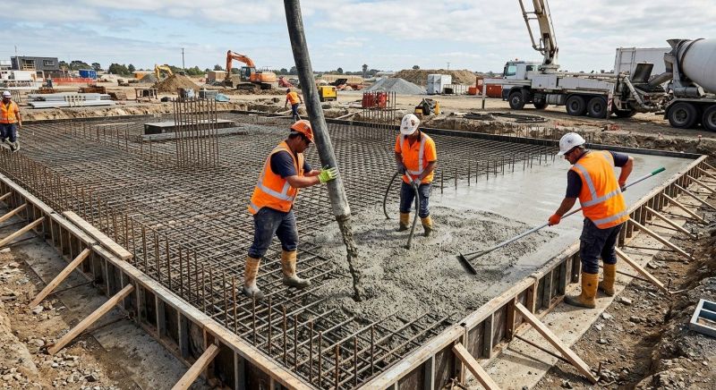 Concrete Foundation Pouring in Venice, FL